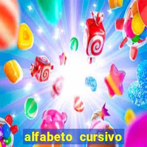 alfabeto cursivo para treinar caligrafia