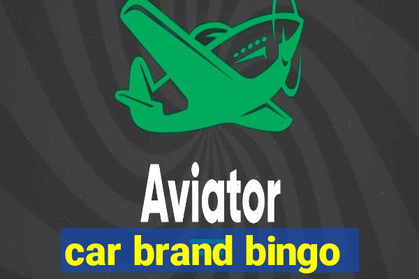 car brand bingo