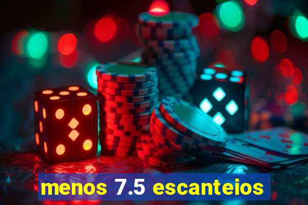 menos 7.5 escanteios