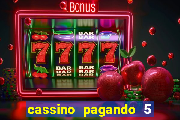 cassino pagando 5 reais no cadastro