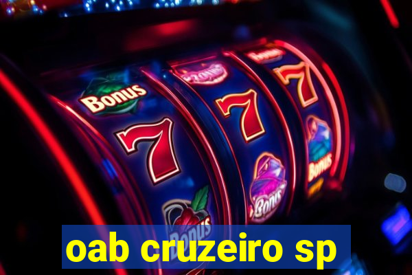 oab cruzeiro sp